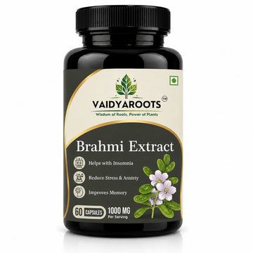 VaidyaRoots Brahmi Capsules Front View